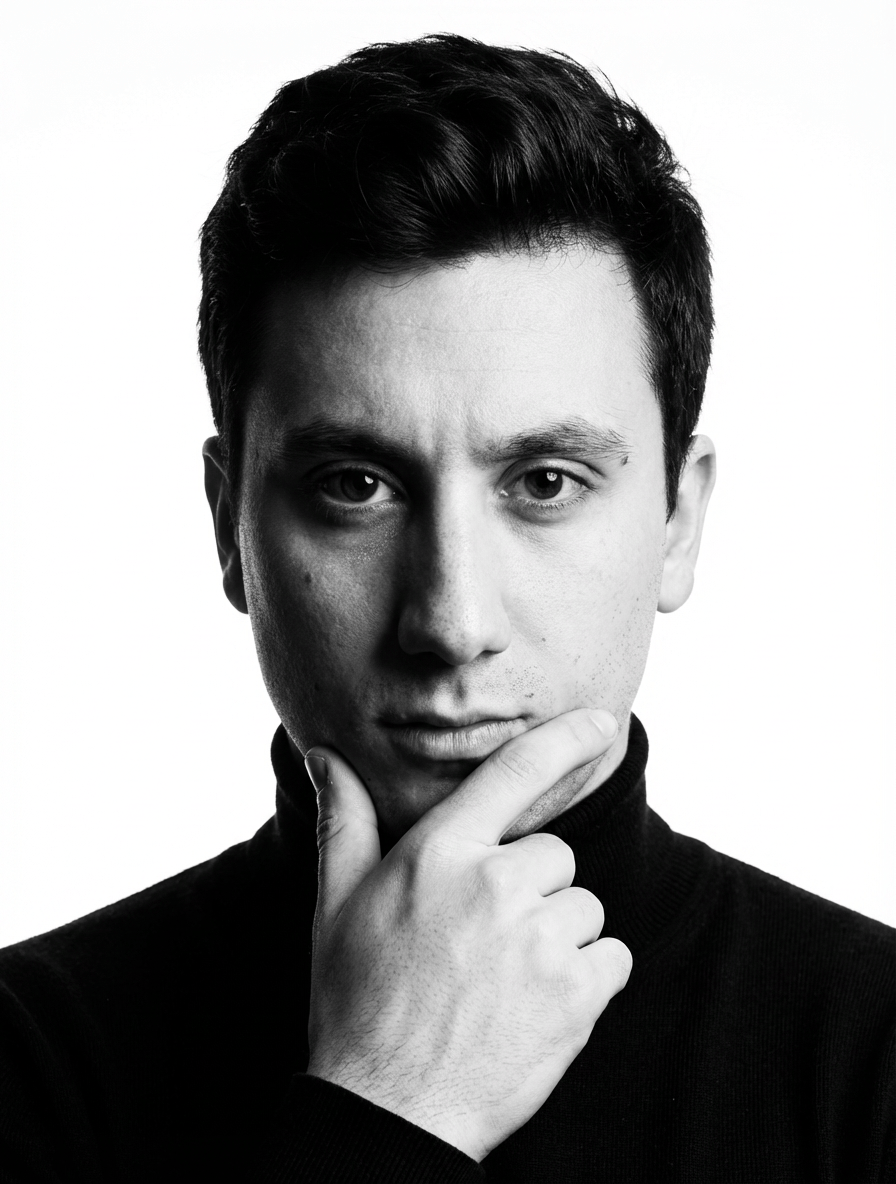 Steve Jobs style portrait example 4